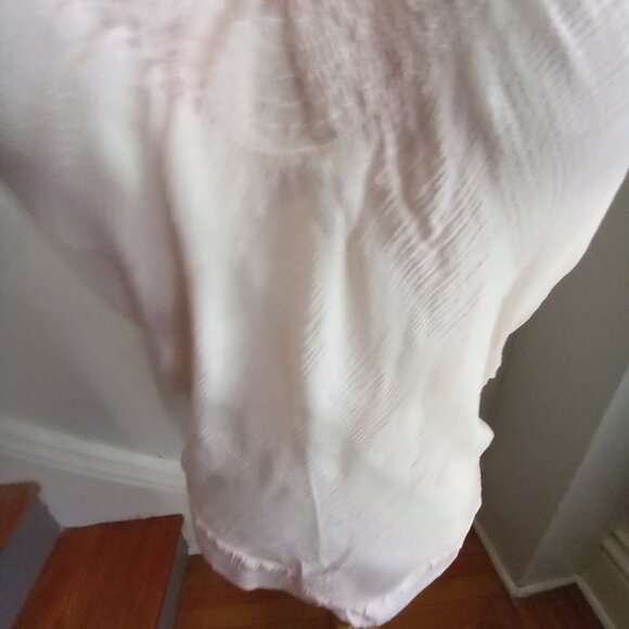 VICTORIA'S SECRET MODA INTERNATIONAL PINK CHIFFON SILK FAIRY BLOUSE NWT S - Picture 4 of 5